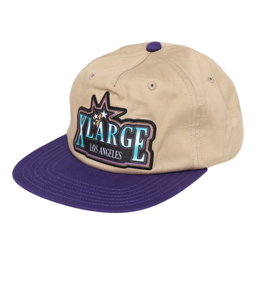 エクストララージ（XLARGE）キャップ VACATION スナップバック 101231051011-BEIGE