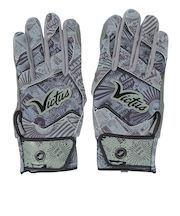 バッティンググローブ 両手用 野球 THE NOX Batting Gloves VBGNOX GY/BK