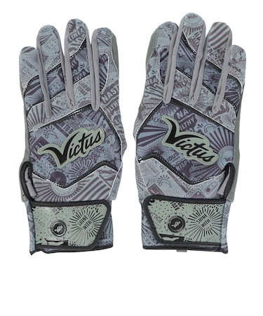 バッティンググローブ 両手用 野球 THE NOX Batting Gloves VBGNOX GY/BK