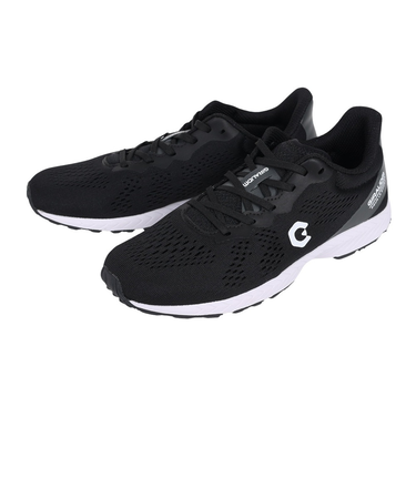 ジュニアランニングシューズ レースシューズ ガオスピードレース ブラック TR3S0001-SH793-GRXS BLK スニーカー 軽量