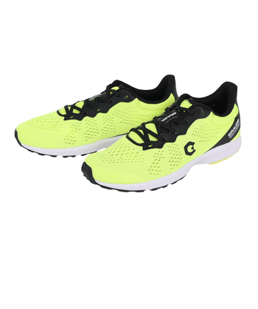 ジュニアランニングシューズ レースシューズ ガオスピードレース フラッシュイエロー TR3S0001-SH793-GRXS FYEL スニーカー