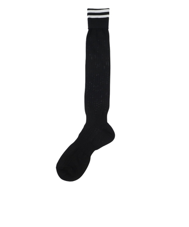 デュアリグ（DUARIG）サッカー ソックス 靴下 ドライプラス サッカーラインストッキング 3S0053-SCAC-750OK BLK-M 速乾