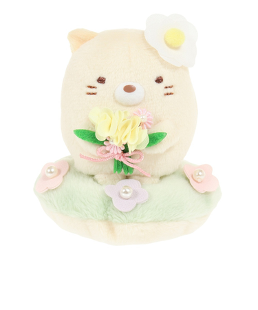 フラワーぬいぐるみ ざっそうとようせいのお花畑・ねこ MO06201