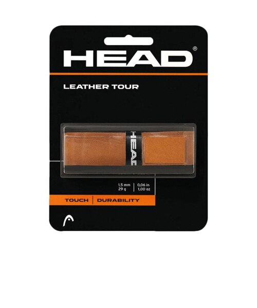 ヘッド（HEAD）テニスグリップテープ 1本入り レザーツアー グリップ