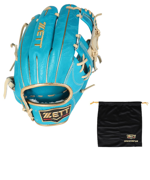 ゼット（ZETT）軟式用グラブ 内野手 野球グローブ 一般 プロステイタス 今宮モデル BRGB30376F-4132