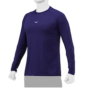 ミズノ(MIZUNO)野球 アンダーシャツ ローネック 長袖 12JAAP1067 速乾