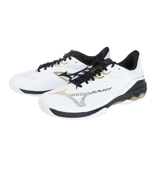 ミズノ（MIZUNO）オムニクレーコート用 テニスシューズ ウエーブエクシードライト 2 SW OC 61GB231909