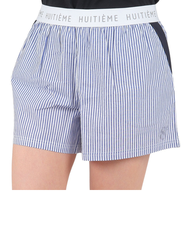 ウィッテム（HUITIEME）ショートパンツ レディース ストライプ 192-76441-098
