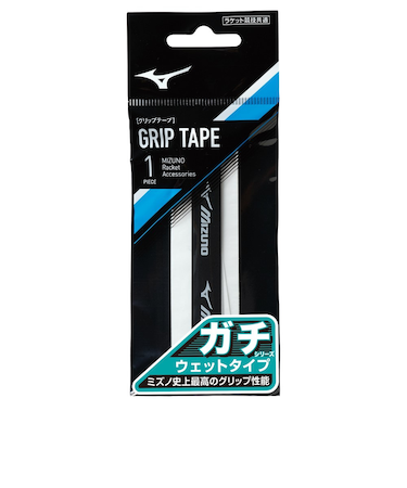 ミズノ（MIZUNO）テニスグリップテープ ガチグリップ ウエットタイプ 1本入り 63JYA30001
