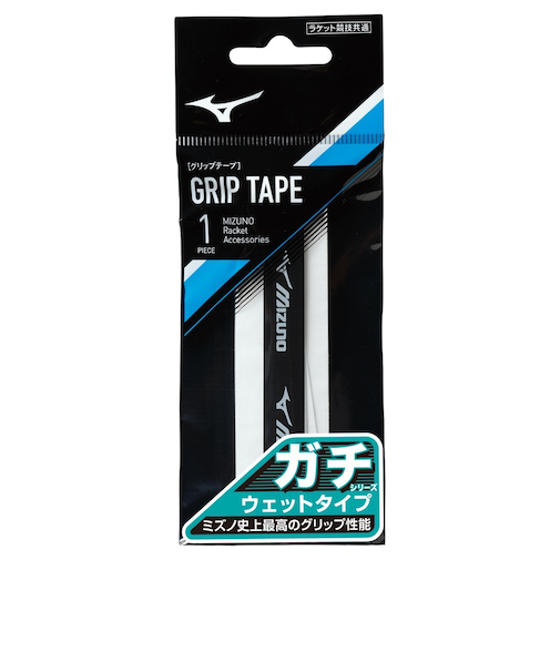 ミズノ（MIZUNO）テニスグリップテープ ガチグリップ ウエットタイプ 1本入り 63JYA30001