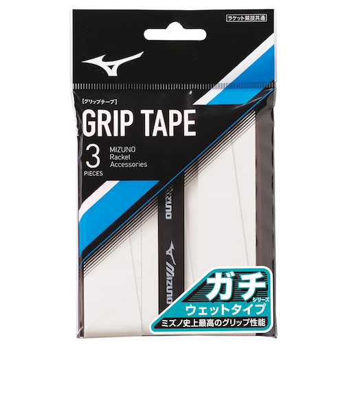 ミズノ（MIZUNO）テニスグリップテープ ガチグリップ ウエットタイプ 3本入り 63JYA30101