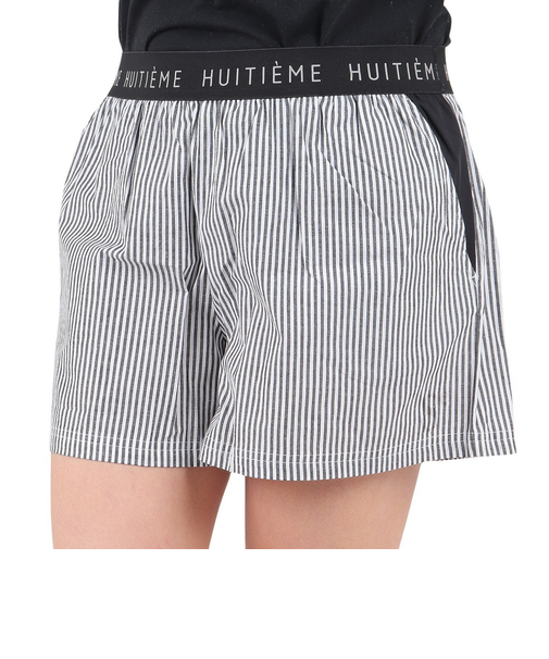 ウィッテム（HUITIEME）ショートパンツ レディース ストライプ 192-76441-019