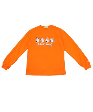 ゴーセン（GOSEN）テニスウェア ぽちゃネコ 長袖Tシャツ J23P0821S