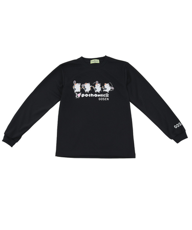 ゴーセン（GOSEN）テニスウェア ぽちゃネコ 長袖Tシャツ J23P0839SS