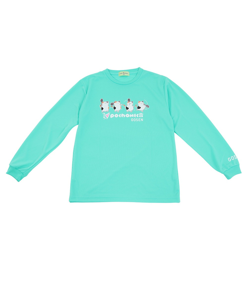 ゴーセン（GOSEN）テニスウェア ぽちゃネコ 長袖Tシャツ J23P0840M