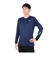 ミズノ（MIZUNO）バレーボールウェア Basic プラクティスシャツ 長袖 V2MA253314