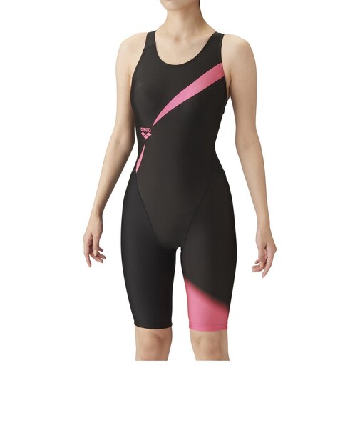 アリーナ（ARENA）フィットネス水着 レディース 水泳 ワンピーススパッツ フィットネス FLA-3900W BKPK