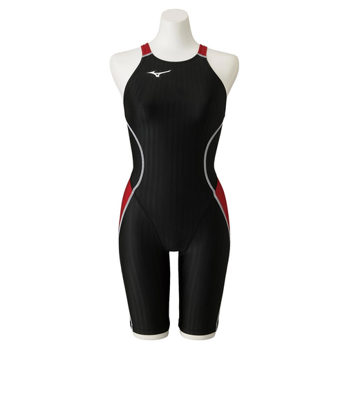 ミズノ（MIZUNO）競泳水着 ジュニア 女子 水泳 ハーフスーツ レースオープンバック N2MG142496