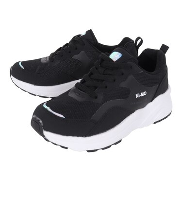 ムーンスター（MoonStar）ジュニア スニーカー ニーモ NMJ086 ブラック 12297586 スポーツ シューズ 軽量 抗菌 防臭 防水 かわいい