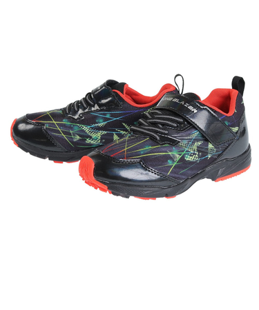 ムーンスター（MoonStar）ジュニア スポーツシューズ ゾーンブレイザー ZB1144 ブラック 12297376 23FW スニーカー ベルクロ 抗菌 …