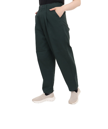 パンツ レディース デニムツイルバルーンパンツ 057080-KHK