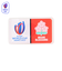フランス×JRFU ピンバッジ RWC35823