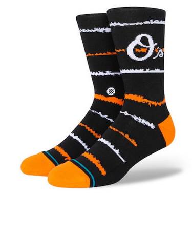 スタンス（STANCE）野球 ソックス CHALK BAL A555A23CBL BLK