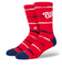 スタンス（STANCE）野球 ソックス CHALK WSH A555A23CWS RED