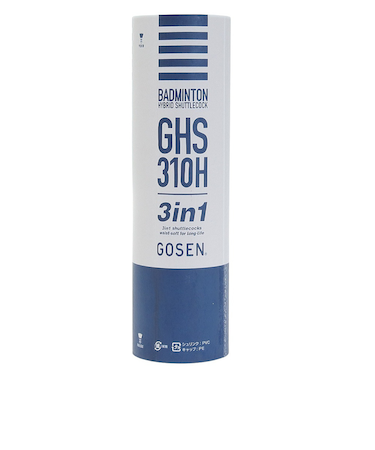 ゴーセン（GOSEN）シャトル バドミントン ハイブリッドシャトルコック 6個入り GHS310H