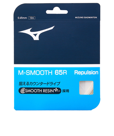 ミズノ（MIZUNO）バドミントンストリング M-スムース 65R 73JGA24001