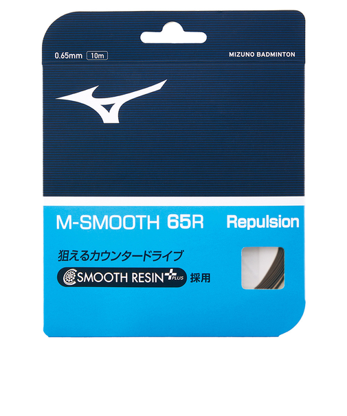 ミズノ（MIZUNO）バドミントンストリング M-スムース 65R 73JGA24009