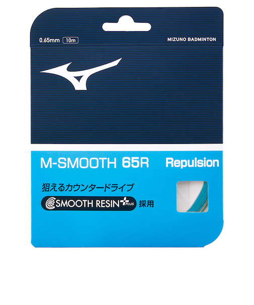 ミズノ（MIZUNO）バドミントンストリング M-スムース 65R 73JGA24027