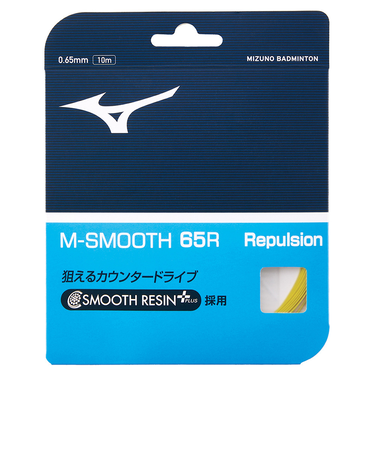ミズノ（MIZUNO）バドミントンストリング M-スムース 65R 73JGA24045