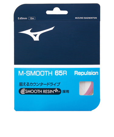 ミズノ（MIZUNO）バドミントンストリング M-スムース 65R 73JGA24064