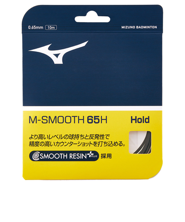 ミズノ（MIZUNO）バドミントンストリング M-スムース 65H 73JGA93009