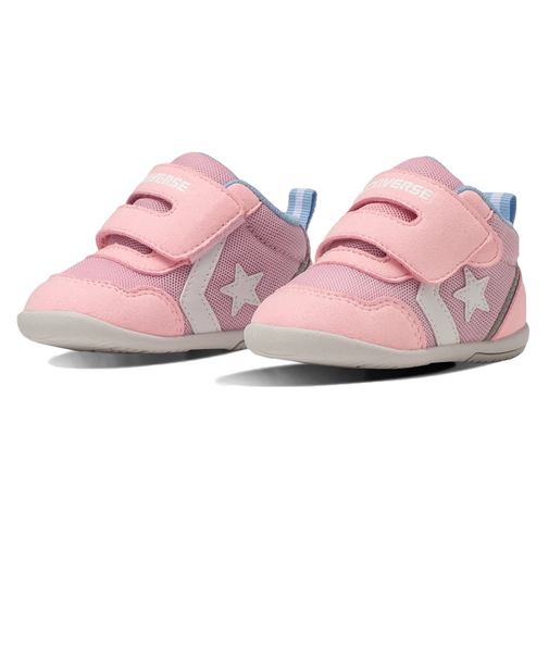 コンバース（CONVERSE）ジュニアスニーカー MINI RS 2 サーモンピンク 37302601 23FW ファースト スポーツ シューズ 軽量 屈曲性…