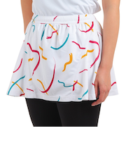 ルコックスポルティフ（lecoqsportif）テニスウェア グラフィックゲームスコート QTWWJE01 WH UVカット