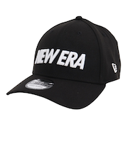 ニューエラ（NEW ERA）39THIRTY ワードマークロゴ ブラック×ホワイト 13552124 帽子 大きいサイズ