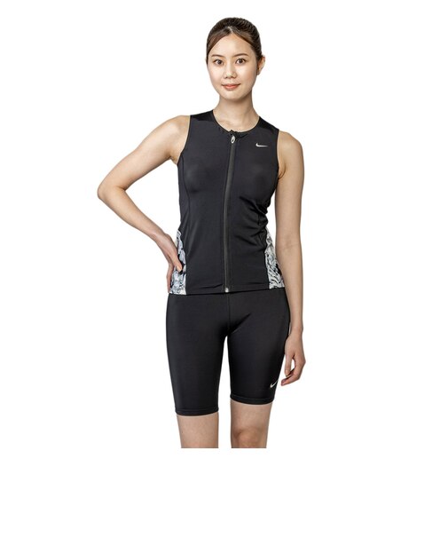 ナイキ（NIKE）フィットネス水着 レディース 水泳 フルジップセパレーツ 2993097-09