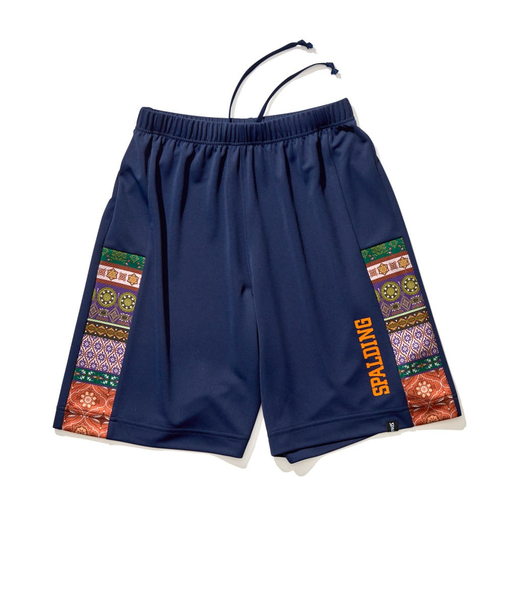 スポルディング（SPALDING）バスケットボールウェア ジュニア プラクティスパンツ ボヘミアンサイド SJP22169NV 速乾 UVカット