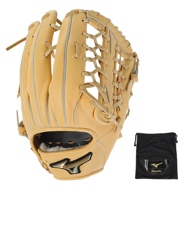 ミズノ（MIZUNO）軟式用グラブ 外野手用 野球グローブ 一般 グローバルエリート Hselection SIGNA 1AJGR29507 80