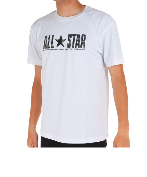 コンバース（CONVERSE）バスケットボールウェア ロゴプリント Tシャツ CB232358-1100 速乾