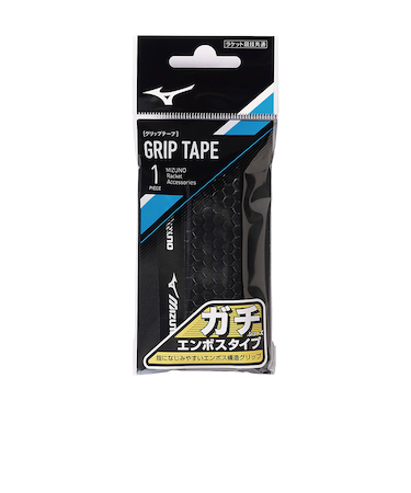 ミズノ（MIZUNO）テニスグリップテープ 1本入り ガチグリップ ハニカムエンボス 63JYA33009