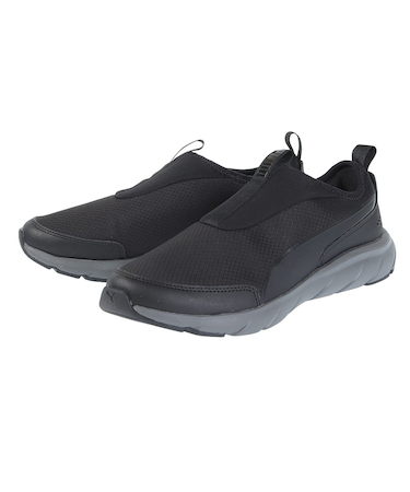 プーマ（PUMA）スニーカー ソフトライド フレックス スリップ オン ワイド ブラック 37935002 スポーツ ランニング シューズ クッション性