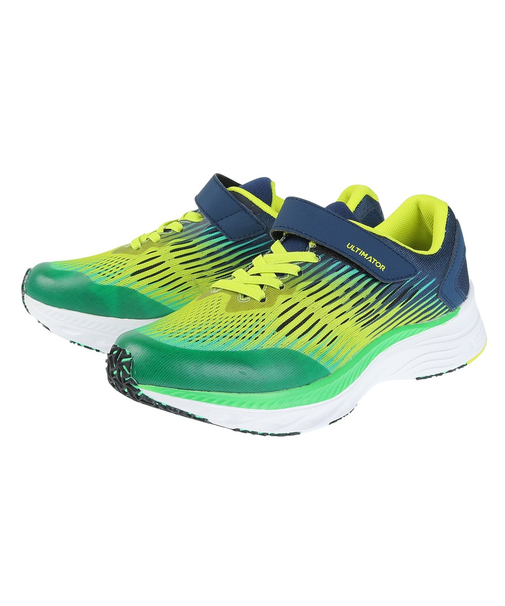 ムーンスター（MoonStar）ジュニア スポーツシューズ アルティメイター 1150 3E グリーン イエロー 12297437 23FW スニーカー ベル…