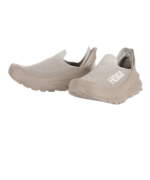 ホカ（HOKA）スニーカー リストア TC レギュラー サイドベージュ 1134532-DOTN リカバリー リラックス シューズ スリッポン 厚底