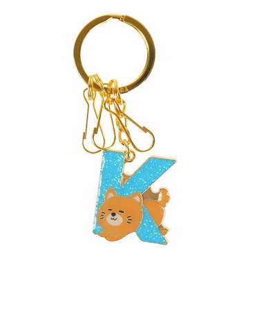 ゆきおアルファベットキーホルダー K AMS039