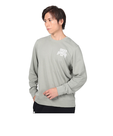 アンダーアーマー（UNDER ARMOUR）長袖Tシャツ メンズ ライバルテリー グラフィック クルー 1379764 504
