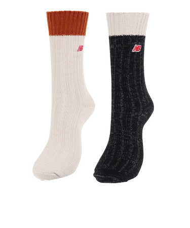 ニューバランス（new balance）ローゲージ ミッドカフ 2Pソックス 2足組 LAS33262AS1