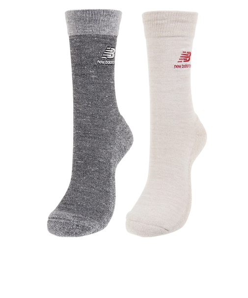 ニューバランス（new balance）スラブヤーン ミッドカフ 2Pソックス 2足組 LAS33562AS1